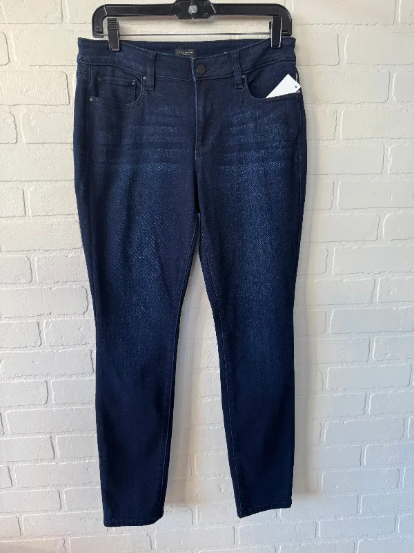 women's skinny denim jeansJeans Straight By Ann Taylor In Blue Denim, Size: 8