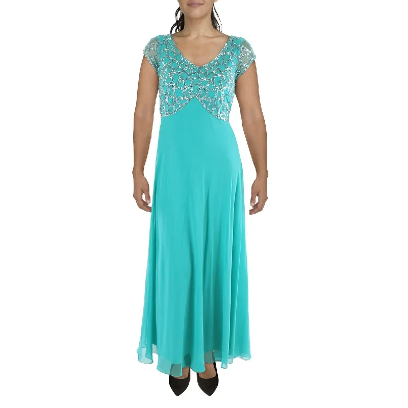 Lace DressJKara Womens Embellished Long Evening Dress