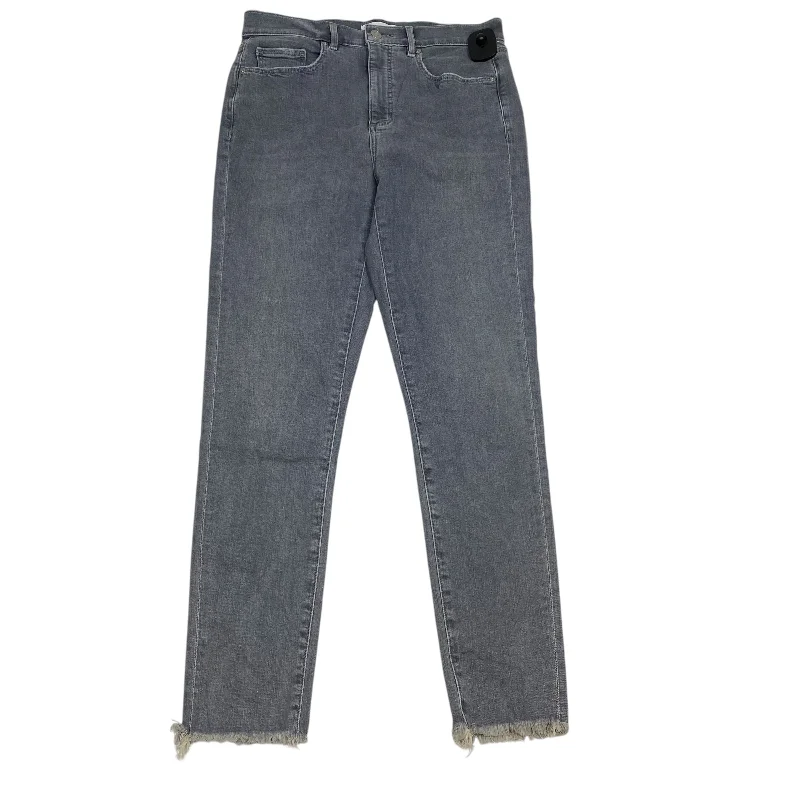 women's denim jeans for a night at the clubJeans Skinny By Loft In Grey Denim, Size: 6