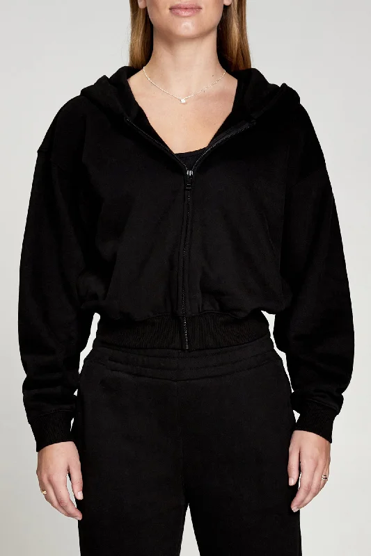 women's tops for those who want to add a pop of color to their outfitsCozy Luxe Zip Up Hoodie