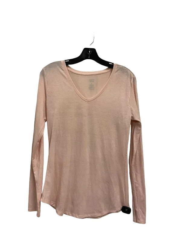 women's tops for those who want to stay cool and chic during warmer weatherTop Long Sleeve By Jennifer Lauren In Pink, Size: M