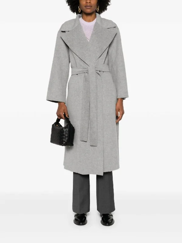 women's coats for city wearOlanda Coat In Light Grey