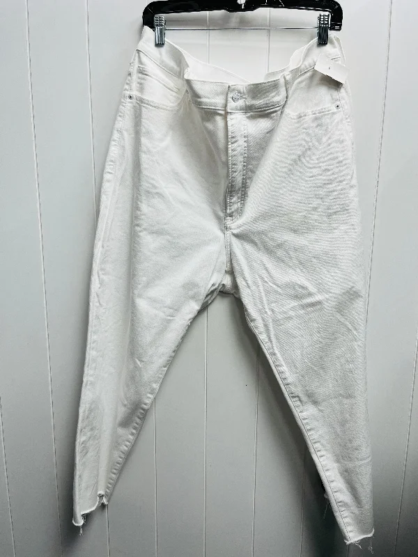 women's denim jeans with zippersJeans Skinny By Express In White, Size: 18