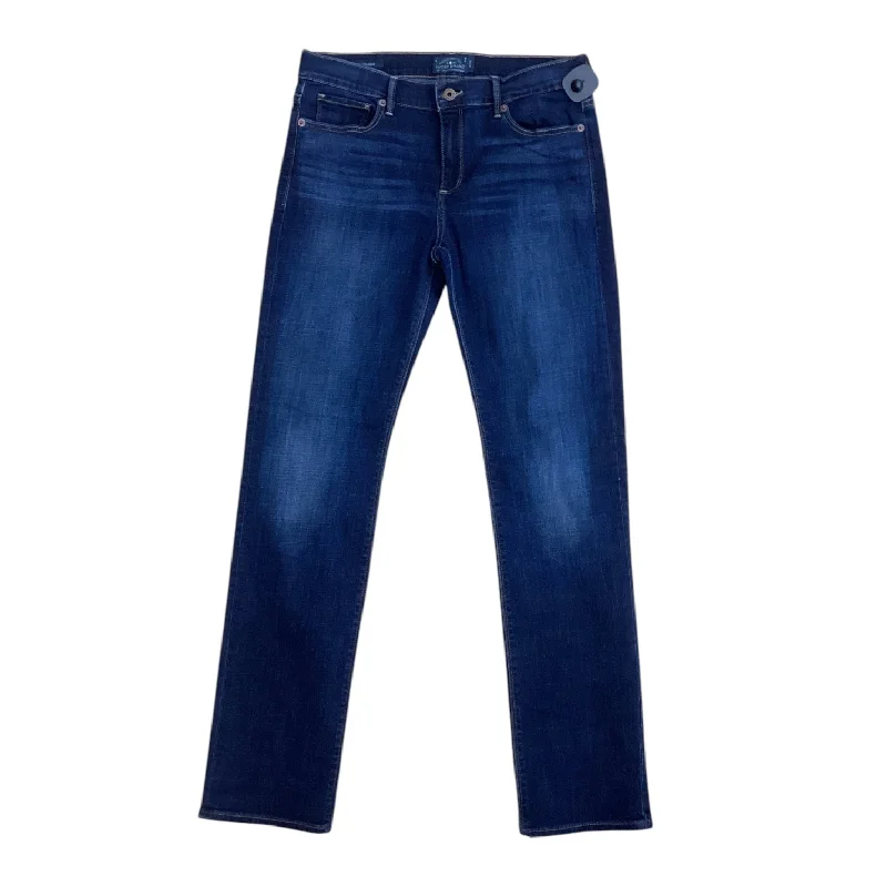 women's denim jeans for petite womenJeans Straight By Lucky Brand In Blue Denim, Size: 10