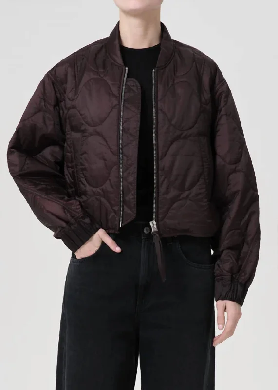 women's coats for maximalist fashion loversIona Quilted Jacket In Infusion