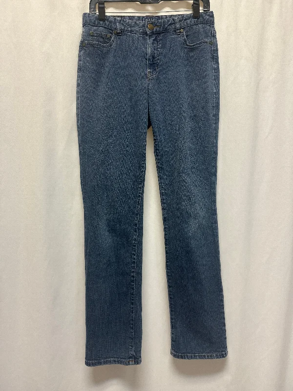 women's denim jeans for springJeans Straight By Chaps In Blue, Size: 6