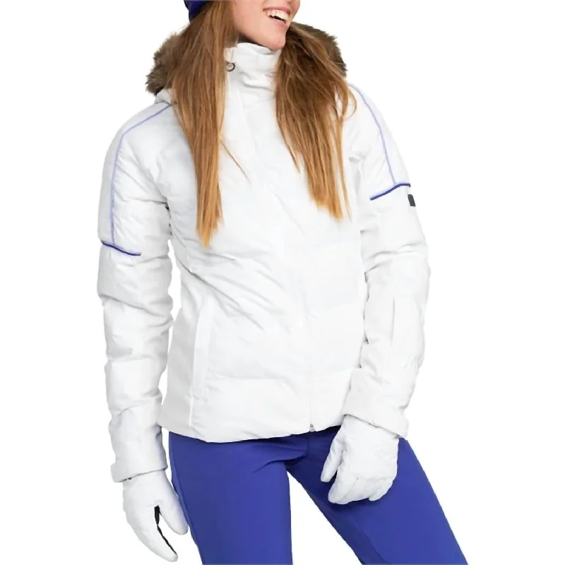 elegant women's coatsSnowblizzard Jacket In Wbb0- Bright White