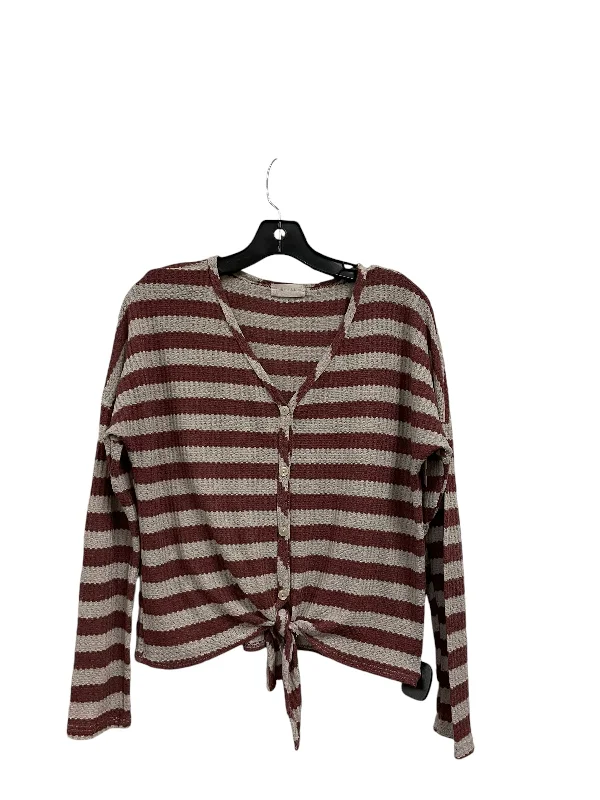 women's tops for evening soireesTop Long Sleeve By Altard State In Striped Pattern, Size: S