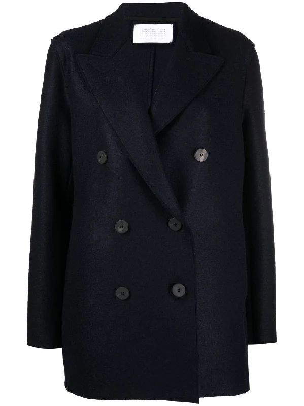 vegan women's coats (fur-free options)Harris Wharf London Women's Coats blue