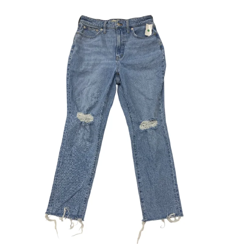 women's denim jeans for a night at the clubJeans Straight By Madewell In Blue Denim, Size: 6