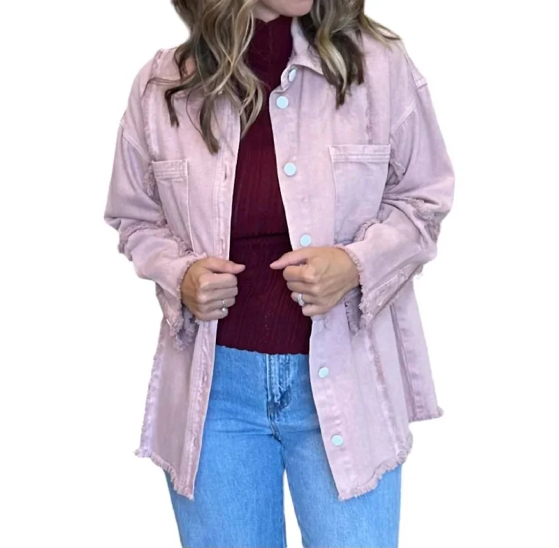 women's coats for those who love to mix and matchCowgirl Casanova Jacket In Vintage Rose