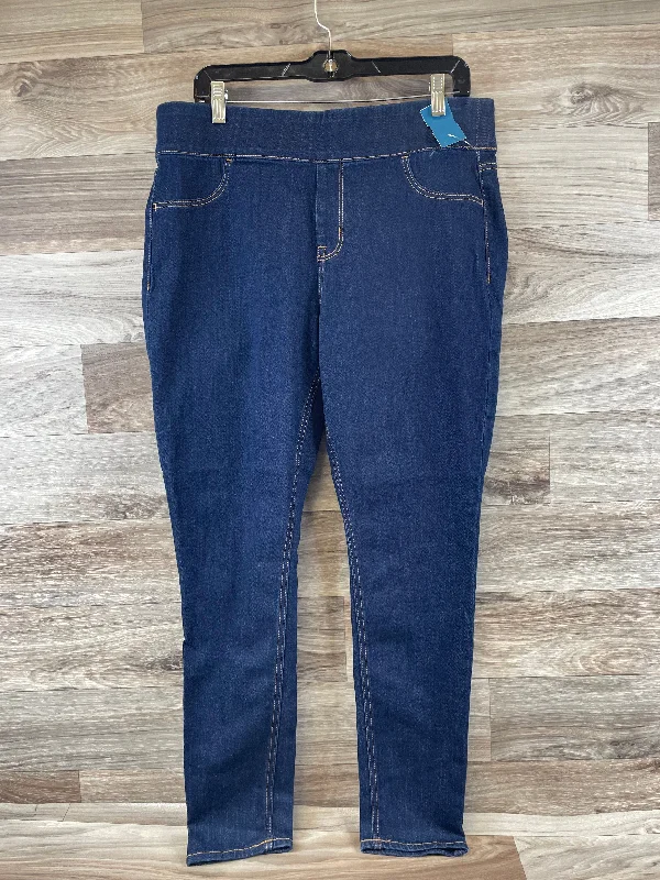 women's denim jeans with lace trimJeans Jeggings By Old Navy In Blue Denim, Size: 14