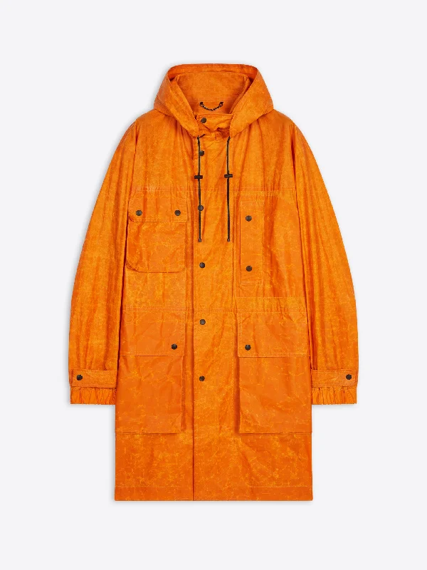 women's coats that offer both functionality and fashion-forward flairWaxed cotton parka