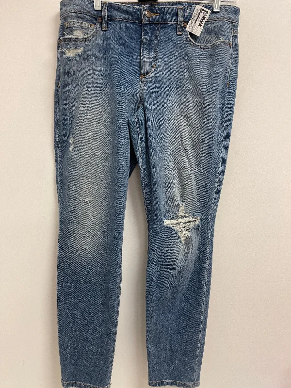 women's denim jeans with animal printsJeans Skinny By Joes Jeans In Blue Denim, Size: 12