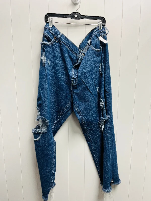 women's elastic waist denim jeansJeans Straight By Old Navy In Blue Denim, Size: 24