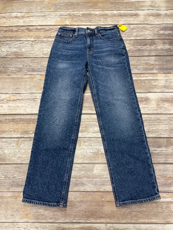 women's denim jeans with adjustable waistbandsJeans Straight By J. Crew In Blue Denim, Size: 0