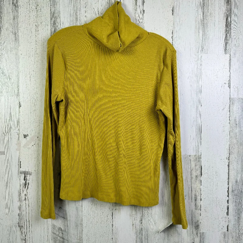 women's tops with bell sleevesTop Long Sleeve Basic By Old Navy In Yellow, Size: L