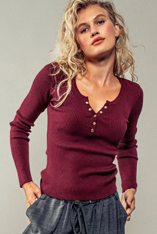 women's tops for those who want to make a fashion statementEveryday Henley