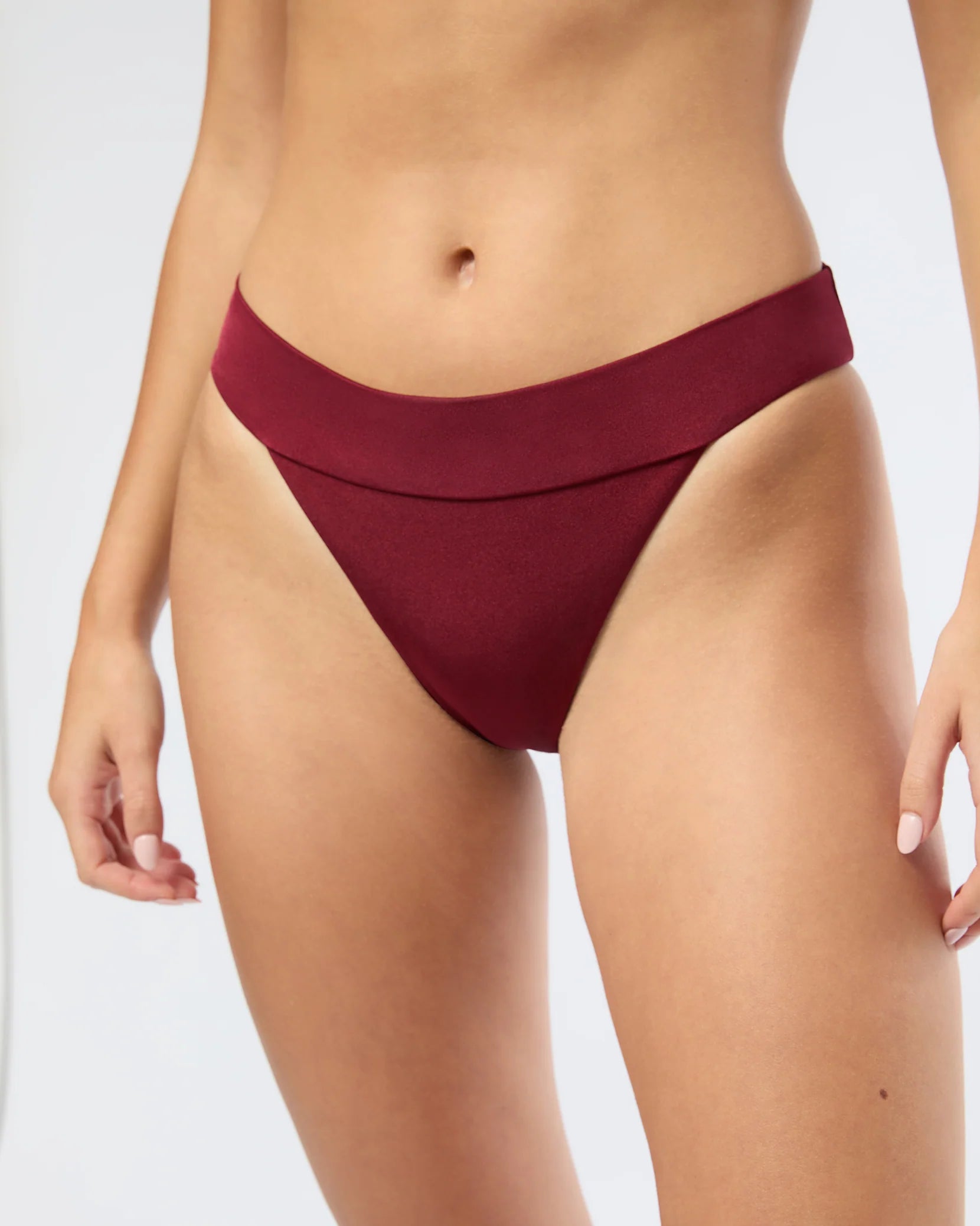 Supportive Female SwimwearKarina Bikini Bottom Pomegranate