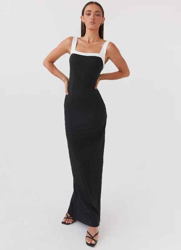 women's casual dressesEbonnie Maxi Dress - Black