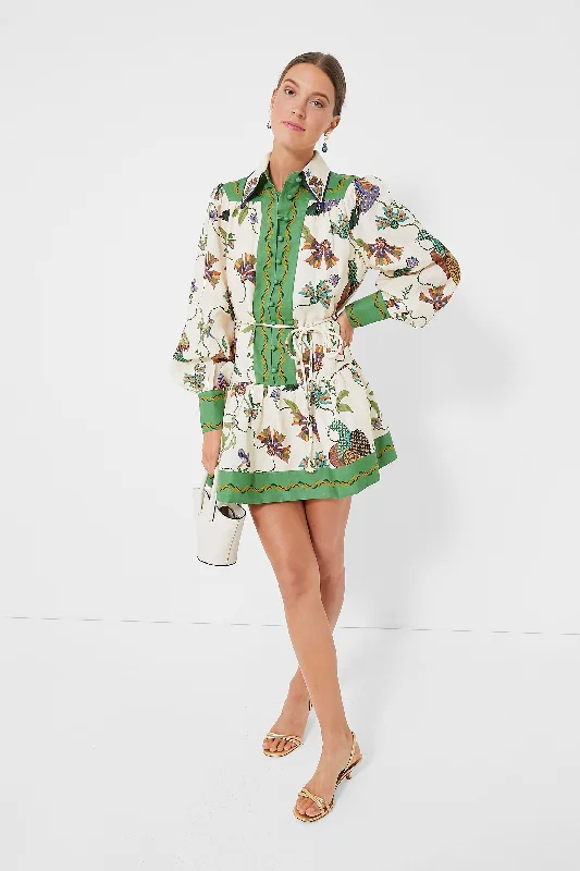 Flutter-Sleeve DressMulti Birdie Mini Dress