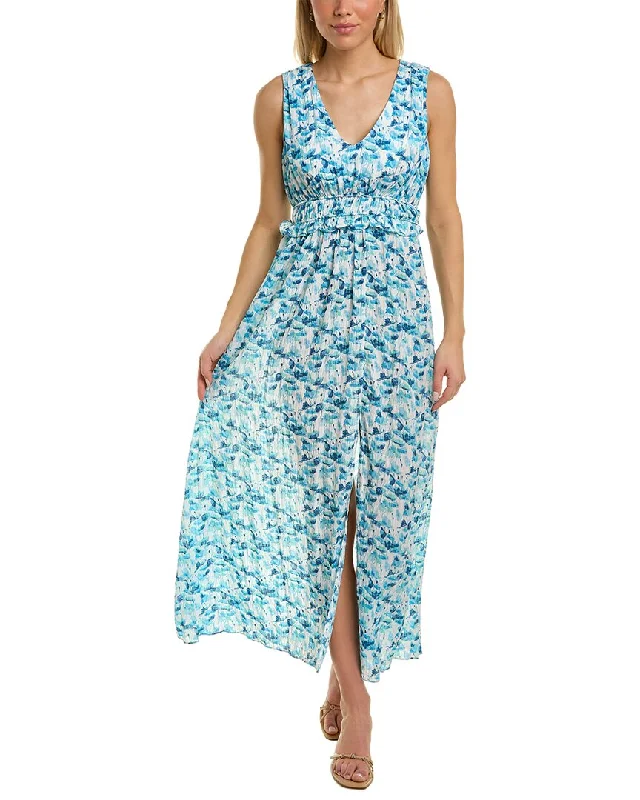 women's halter dressesMAISON TARA Clover Maxi Dress