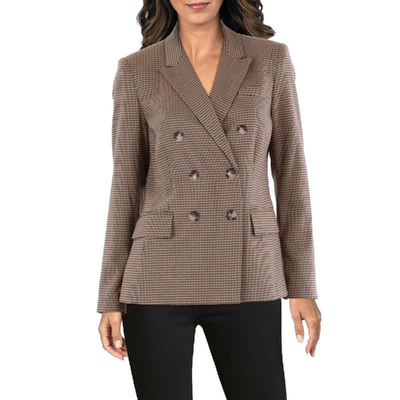 Womens Office Work Double-Breasted Blazer