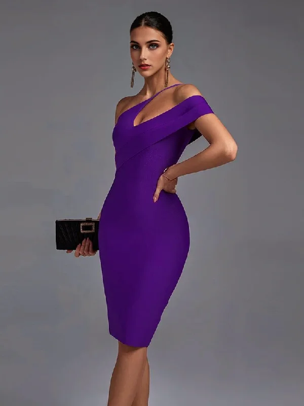 Fit-And-Flare DressJuliaFashion - 2024 Sexy Summer Club Outfit Bodycon Cutout Dress