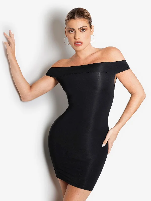 Formal DressShapewear Off-the-Shoulder Bodycon Mini Dress