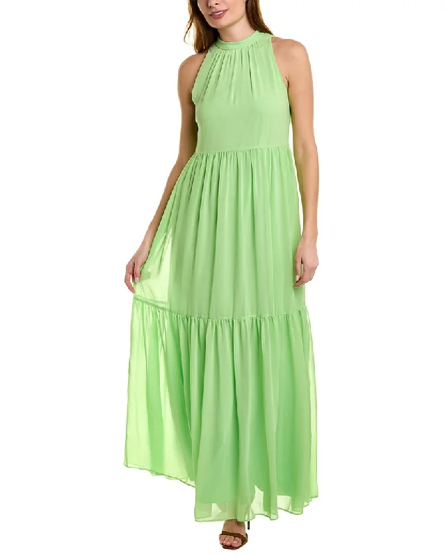 women's off-the-shoulder dressesAidan by Aidan Mattox Tiered Maxi Dress