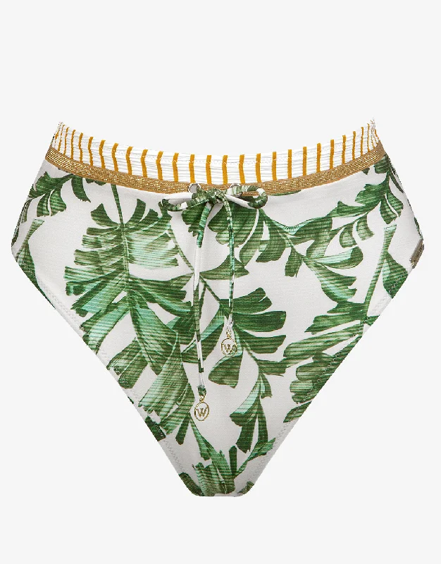 Sports Female SwimwearSummer Duo High Waist Pant - Leafy Breeze