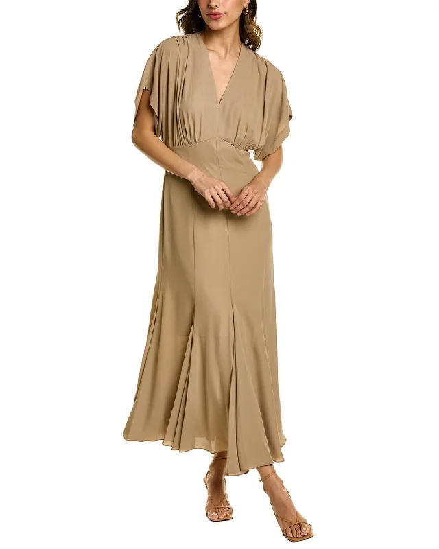 Tea-Length DressTheory Godet Maxi Dress