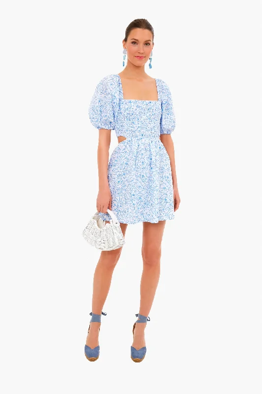 women's unique dressesMartine Floral Print Vendita Mini Dress