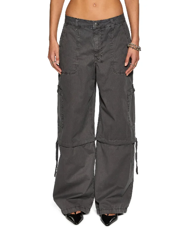 women's timeless pantsBAGGY CARGO CHARCOAL