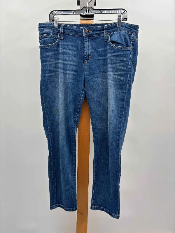 women's designer pantsJoe's Women's Size 10 Blue Solid Jeans