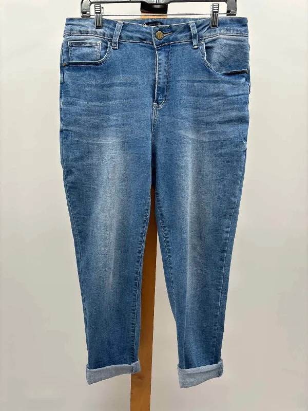 women's solid-color pantsOne Republic for all Women's Size 12 Blue Solid Jeans