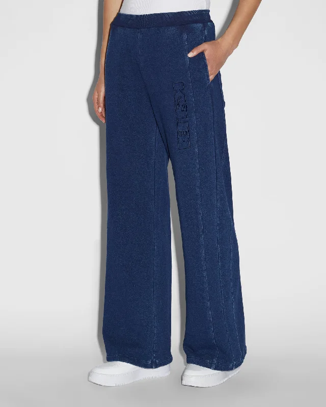 women's winter pantsORIGIN TRAK PANT INDIGO SPLICED