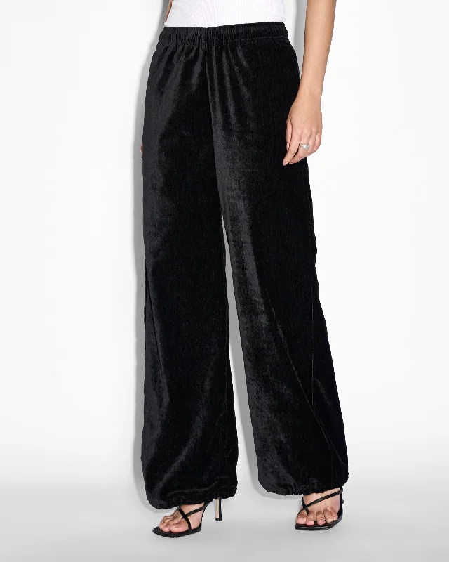 women's high-waisted pantsRICHIE ORIGIN TRAK BLACK