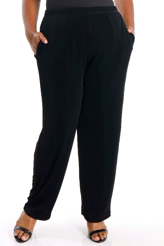 women's clubbing pantsVikki Vi Classic Black Pant w/ Pockets