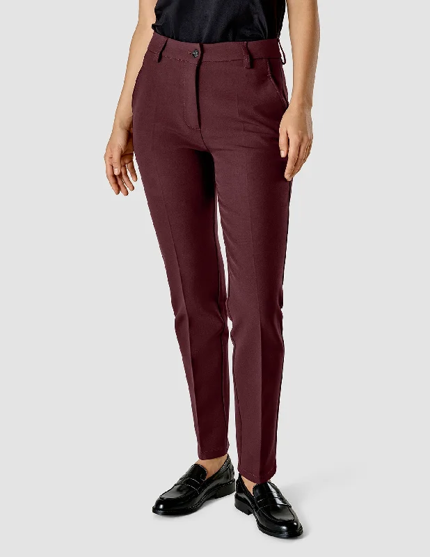 women's mini pantsNo. 1 Pants Tapered Pinot Noir