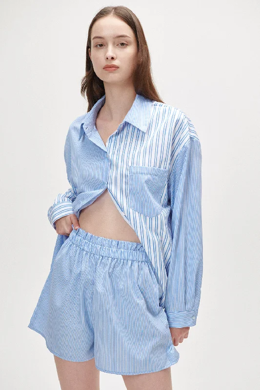 Peter Pan Collar DressAlex Striped Shirt and Short Set