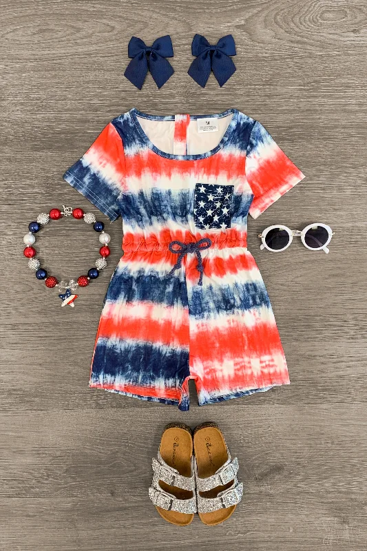 Plus-Size DressTie Dye Liberty Romper