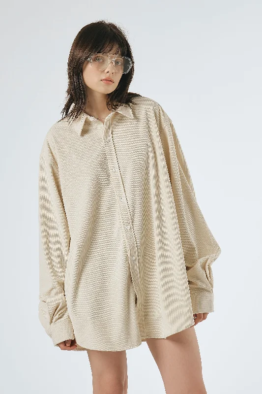 Backless DressLinda Oversized Corduroy Shirt