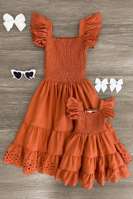 Formal DressMom & Me - Eyelet Ruffle Dress