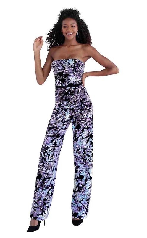 women's cropped jumpsuitsJovani 67849 Jumpsuit