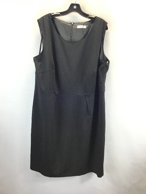 women's jumpsuits for eco-friendly choicesJumpsuit By Calvin Klein In Black, Size: 22womens