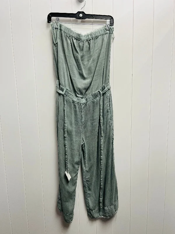 women's jumpsuits for pear-shaped bodiesJumpsuit By Cloth & Stone In Green, Size: M