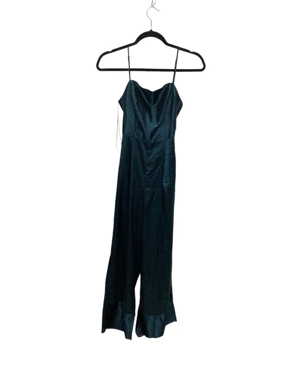 women's jumpsuits made of velvetJumpsuit By Endless Rose In Teal, Size: Xs