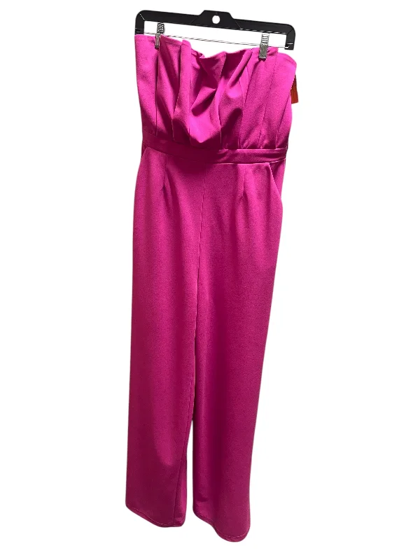 women's cozy jumpsuitsJumpsuit By Entro In Pink, Size: L