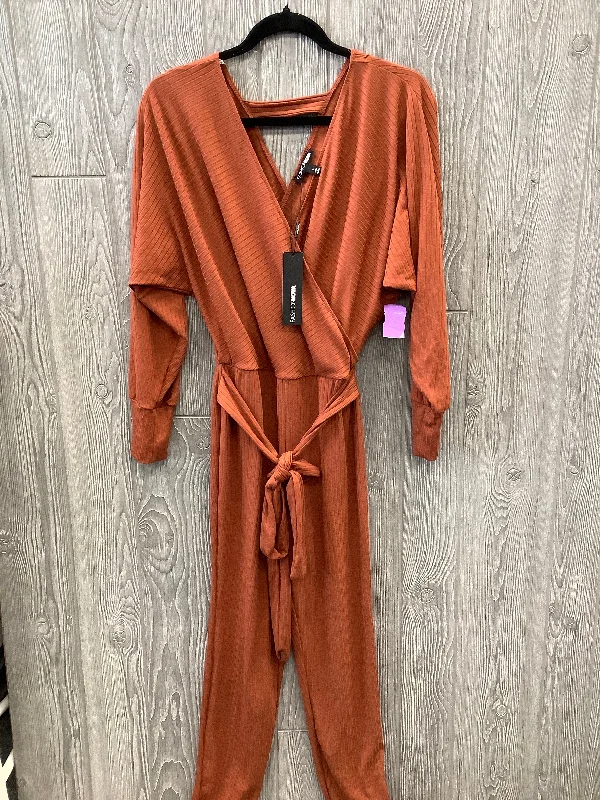 women's jumpsuits for ethical manufacturingJumpsuit By Fashion Nova In Orange, Size: L